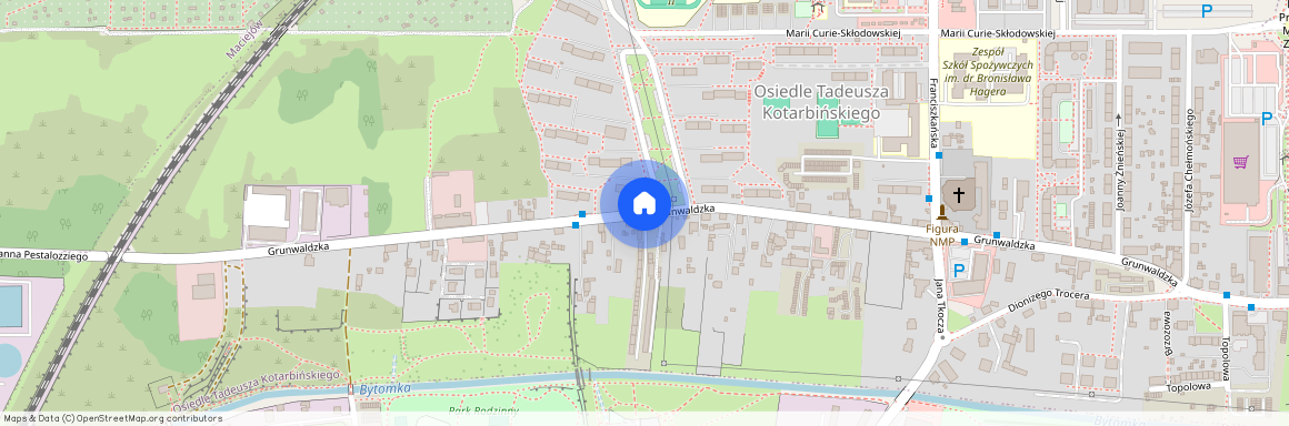 ul. Grunwaldzka, Osiedle Tadeusza Kotarbińskiego, Zabrze, śląskie