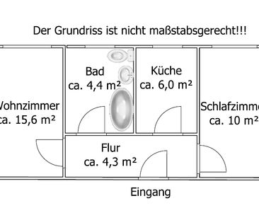 Schicke kleine 2 Raumwohnung im Erdgeschoss - Photo 1