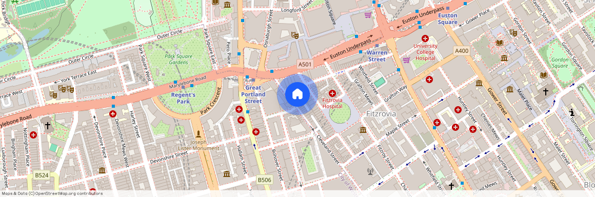 Cleveland Street, London W1T