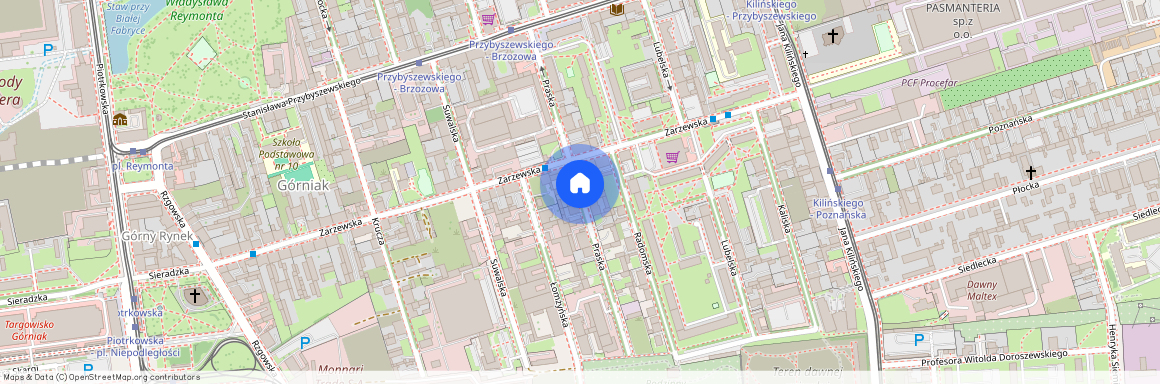 Łódź-Górna, Praska, Łódź