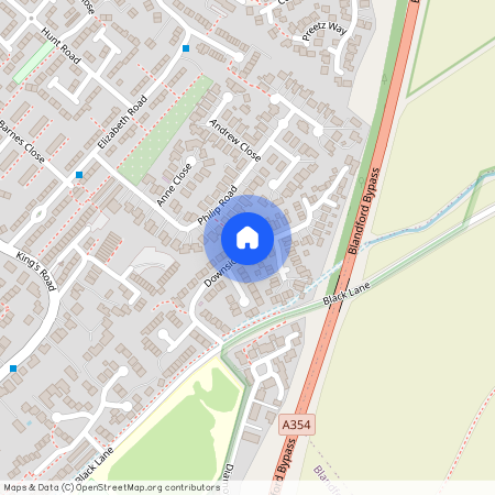 Downside Close, Blandford Forum, Dorset, DT11