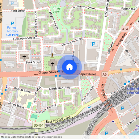 Chapel Street, Manchester, Greater Manchester, M3