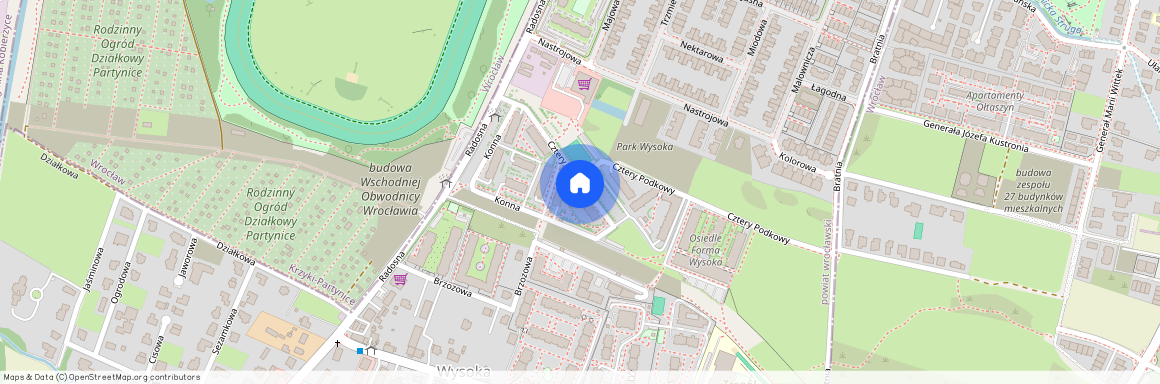 Cztery Podkowy 3, Wysoka, Kobierzyce, wrocławski, dolnośląskie