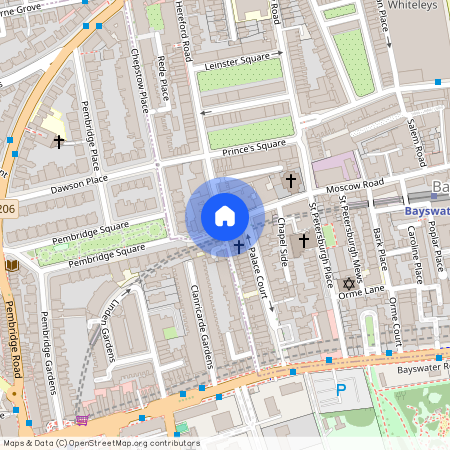 Prince Edward Mansions, Moscow Road, London, W2