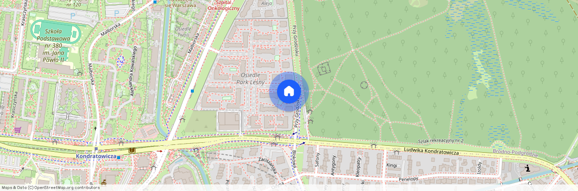 ul. Ludwika Kondratowicza, Bródno-Podgrodzie, Targówek, Warszawa, mazowieckie