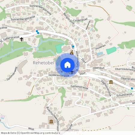 9038, Rehetobel, Kirchstrasse