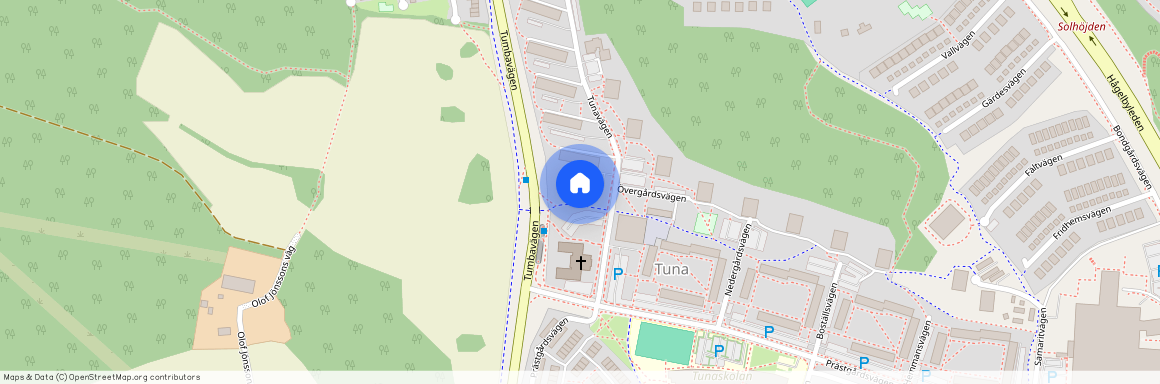 Tunavägen 1P, Tumba