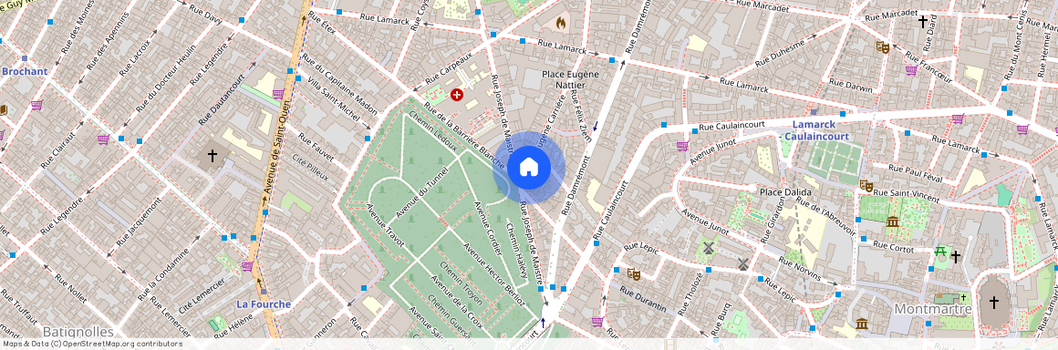 2 bis rue Eugene Carriere, 75018 Paris 18