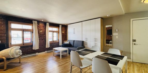 Colombier Loft Studio Entièrement Meublé à Louer Vieux-Québec Juin 2027 - Photo 2