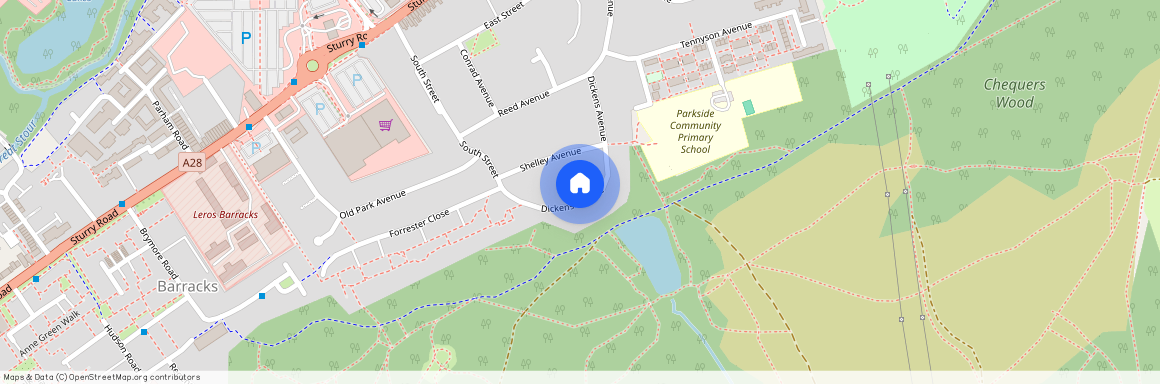 Dickens Avenue, Canterbury, Kent, CT1
