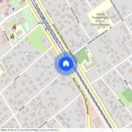 marsz. Józefa Piłsudskiego, Otwocki, Józefów