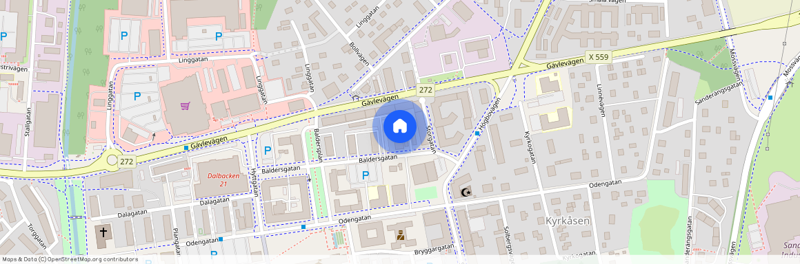 Kyrkåsen, Sandviken, Gävleborg, Baldersgatan 4