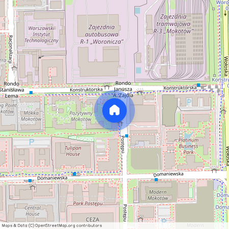 ul. Postępu, Służewiec, Mokotów, Warszawa, mazowieckie