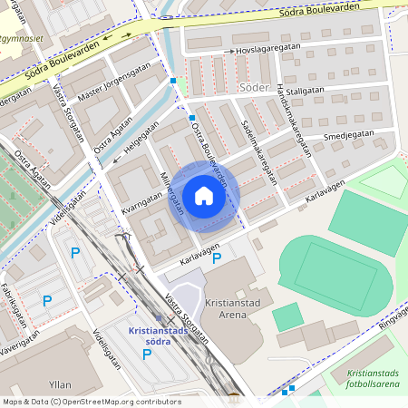 Kristianstad, Skåne, Milnergatan 11 B