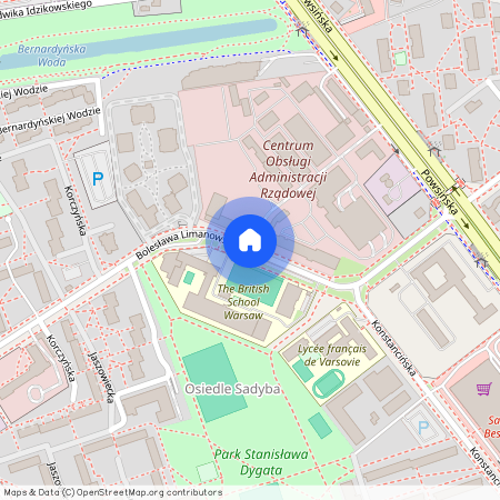 ul. Bolesława Limanowskiego, Sadyba, Mokotów, Warszawa, mazowieckie