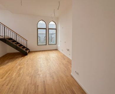 Erstbezug-Hochwertige drei Zimmerwohnung mit Dachterrasse im historischen Kloster Marienborn! - Photo 1