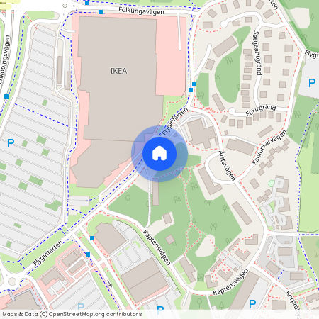 Flyginfarten, Järfälla