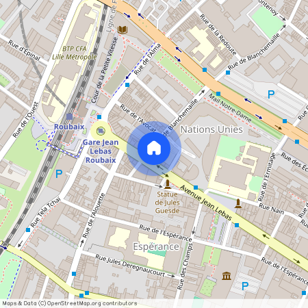 12 Rue de Blanchemaille, 59100 Roubaix