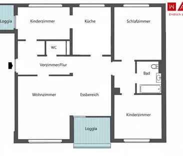 Wunderschöne Familienwohnung mit 4 Zimmern & zwei Loggias! - Foto 6