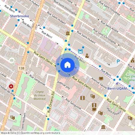 1755 Rue Saint-Denis - 2A, Montréal, QC H2X 3K4
