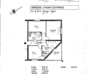 Location appartement T3 66.90m² à Chigny-les-roses (51500) Loyer CC... - Photo 6