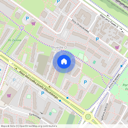 Marszałka Piłsudskiego, Osiedle Olga, Tychy, śląskie