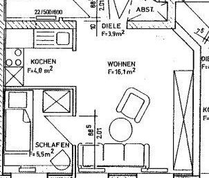 1,5 Raum Wohnung barrierefrei mit groÃer Dusche ab 06.2024 in Gera zu vermieten - Foto 1