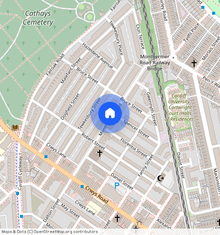 Monthermer Road, Cathays, CF24