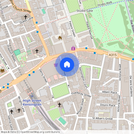 Flat, - Young Street, London