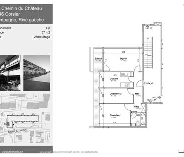 Appartement de 4 pièces au 2ème étage - Photo 2