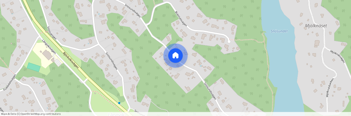 Snösundsvägen, Ingarö