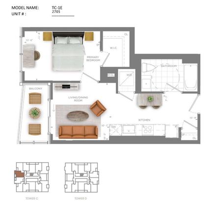 For Lease - 25 WELLINGTON Street Unit# 2705, Kitchener, Ontario - Photo 4