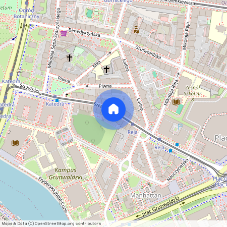 ul. Szczytnicka, Plac Grunwaldzki, Śródmieście, Wrocław, dolnośląskie