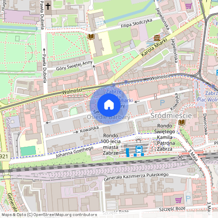 ul. św. Barbary, Śródmieście, Zabrze, śląskie