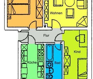 Hübsche Wohnung mit Tageslichtbad und Wanne in idyllischer Lage! - Photo 1