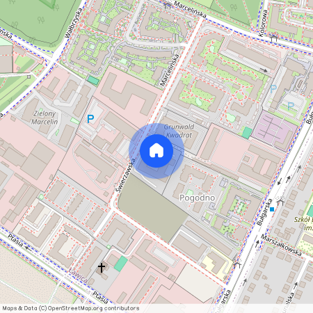 ul. Świerzawska, Kasztelanów, Grunwald, Poznań, wielkopolskie