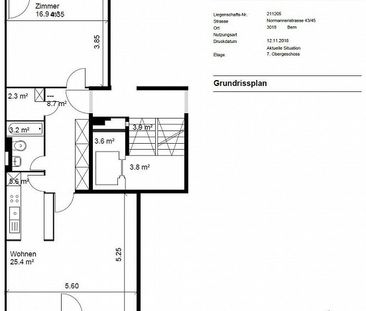 2.5-ZW à 62 m² im 7. OG mit Balkon - Foto 6