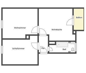 2-Zimmer-Wohnung in Kaiserslautern - Foto 3