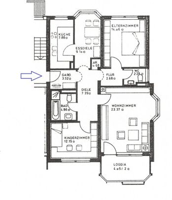 Ruhige Lage: 3-Zi. Wohnung Nbg. - Zerzabelshof / Wohnung mieten - Foto 1