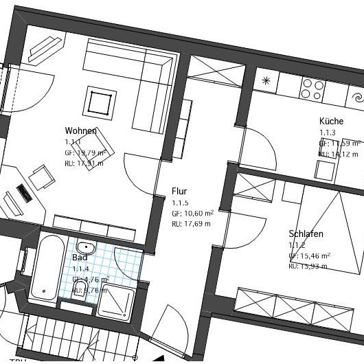 herrliche 2-Raum Wohnung im Erdgeschoss mit EBK und Südbalkon - Photo 1