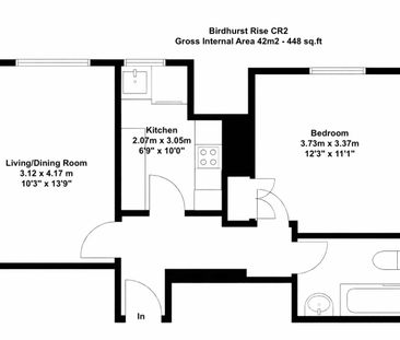 1 Bed Flat, Birdhurst Rise, CR2 - Photo 6