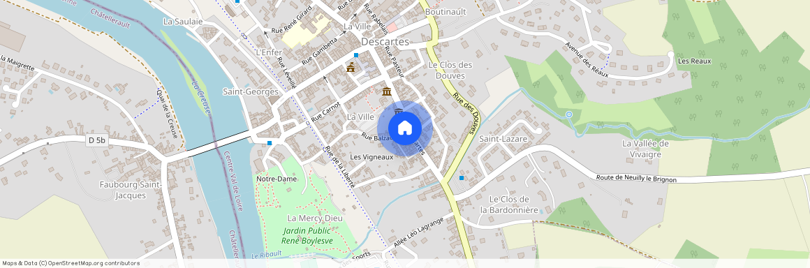 INDRE-ET-LOIRE (37), - CENTRE-VAL-DE-LOIRE, DESCARTES (37160)