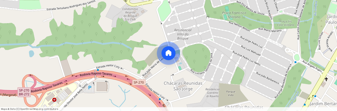 Rua João Maria de Camargo, Chácaras Reunidas São Jorge, Sorocaba