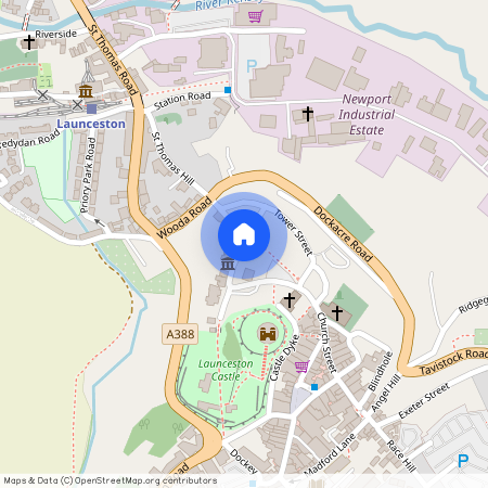 Castle Street, Launceston, Cornwall