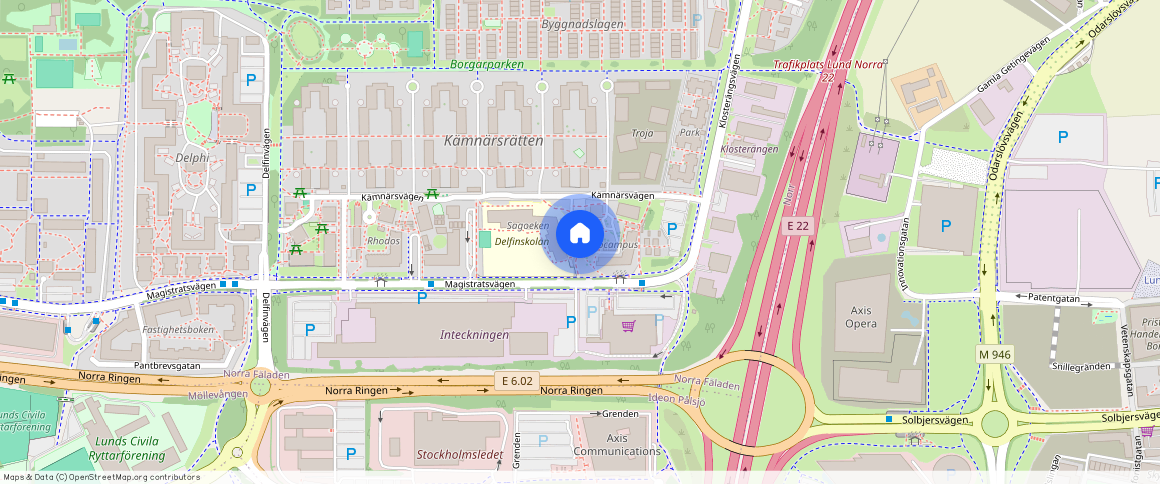 Kämnärsvägen **, Lund