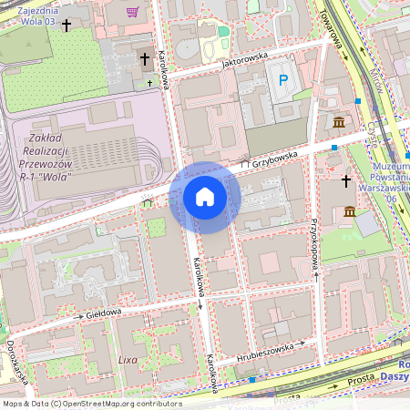 ul. Grzybowska, Czyste, Wola, Warszawa, mazowieckie