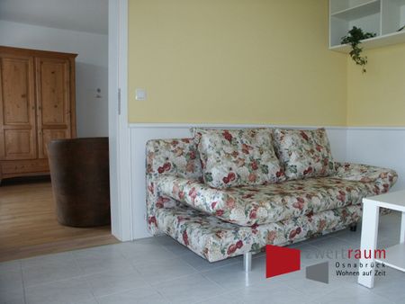 Bad Iburg, komplett eingerichtete 2-Zimmer-Wohnung mit 2 Balkonen. - Foto 3