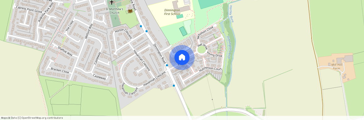 Hall Drive, Dinnington, Newcastle upon Tyne, NE13