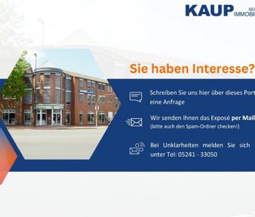 Wohnen in der Stadtmitte von Gütersloh! 2 ZKB mit Einbauküche - Photo 1