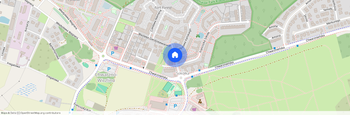 ul. Aleksandra Dulina, Wiczlino, Gdynia, pomorskie